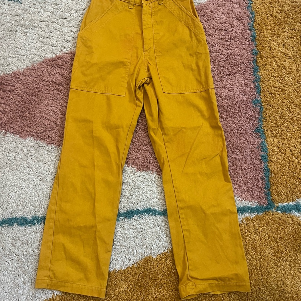 Big Bud Press Yellow work Pants